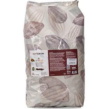 Čokoláda Čokoláda Agricacao Aristid Kamerun 66 % hořká, pecky 5 kg/pytel