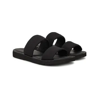 Pánská obuv Nazouváky Calvin Klein Double Strap Cv Logo HM0HM01801 Černá 45