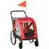 Přívěsný vozík pro psa PawHut D00-144RD 73 x 108 x 140 cm červený