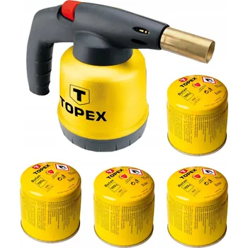 Lampa Lutownicza Gazowa Na Naboje 190g + 4 plynové náboje s ventilkem