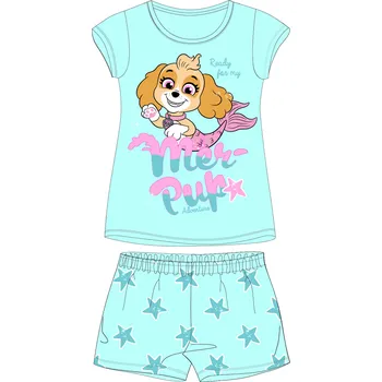 Paw Patrol - Tlapková patrola -Licence Dívčí pyžamo - Paw Patrol 52042927W, mentolová Barva: Zelinkavá, Velikost: 98
