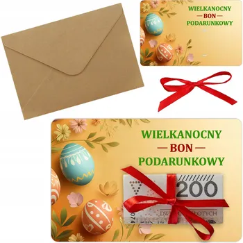 Obraz Velikonoce Dárek velikonoční dárkový poukaz na peníze, velikonoční dárek