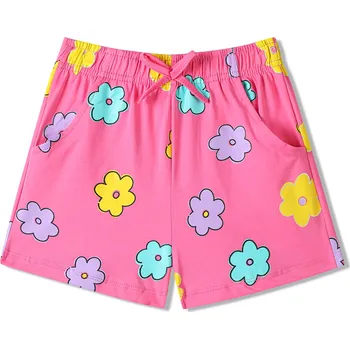 Dívčí kraťasy Dívčí kraťasy - KUGO SL3569, sytě růžová Barva: Růžová tmavší, Velikost: 104