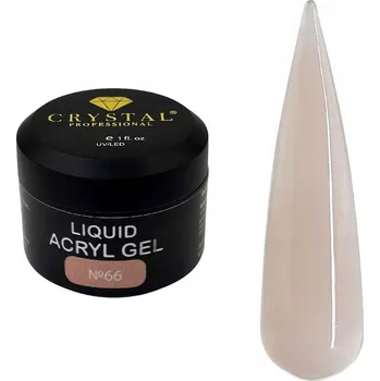 Lak na nehty Liquid Acryl Gel #66 15 ml CRYSTAL PROFESSIONAL Gel pro posílení nehtů