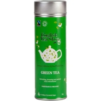 English Tea Shop Čaj Zelený bio Fairtrade, v plechovce