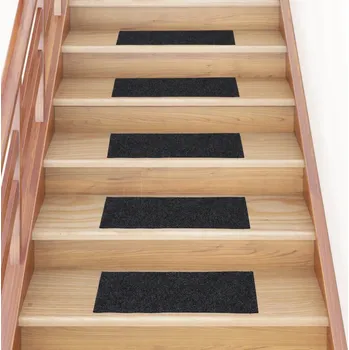 Nášlap na schod Samolepicí nášlapy na schody, 15 ks, 60x25 cm, šedé