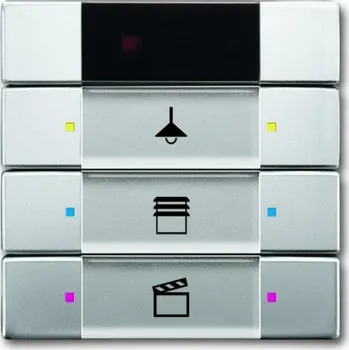 vypínač Prvek ovládací 3-/6násobný s IR rozhraním ABB Future linear 2CKA006135A0162 ušlechtilá ocel