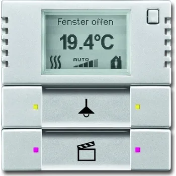 vypínač Snímač teploty s regulátorem a prvkem ovládacím ABB 2CKA006134A0333 hliníková stříbrná