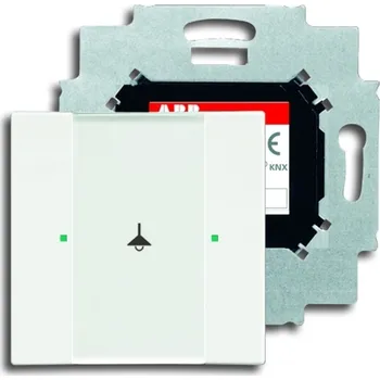 vypínač Prvek ovládací 1násobný ABB Future linear, Busch-axcent 2CKA006115A0214 mechová bílá