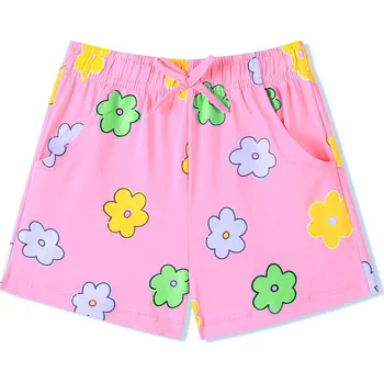 Dívčí kraťasy Dívčí kraťasy - KUGO SL3569, světle růžová Barva: Růžová světlejší, Velikost: 104