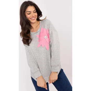 Dámská mikina Nadčasová šedá dámská mikina FPrice, jedna velikost i523_5906694011719