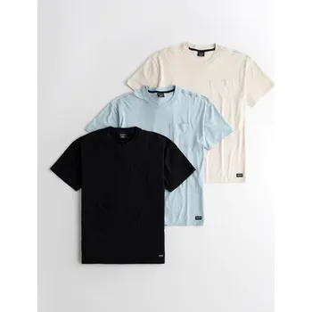 Pánské tričko TRIKO HOLLISTER SADA 3 KUSY - CENA ZA SADU- 04247