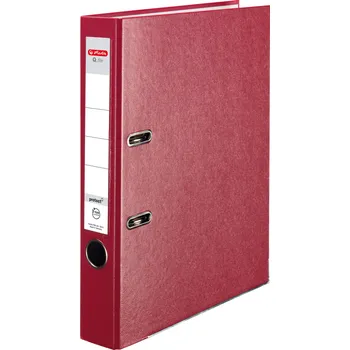 ŠANON HERLITZ Q.FILE A4 5 CM ÚZKÝ ČERVENÝ