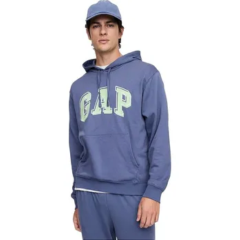 Pánská mikina mikina GAP Logo French Terry - Quiet Blue L