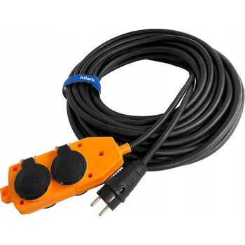 Prodlužovací kabel Zesílený Prodlužovací Kabel 3x2,5 H05VV-F NEW ROZBOČKA oranžový 5m