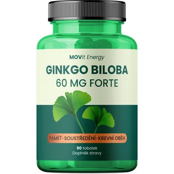 Přírodní produkt MOVit Energy Ginkgo Biloba 60 mg Forte