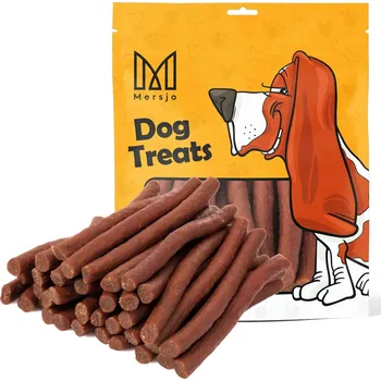 Pamlsek pro psa Kabanosy pro psy Mersjo králík 500 g bezlepkové ekologické