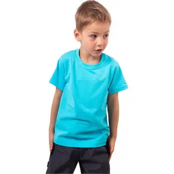 Dětské tričko, krátký rukáv, tyrkysové 116