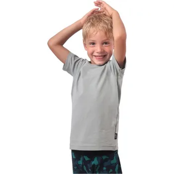 Dětské tričko, krátký rukáv, olivové 98