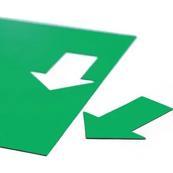 Dekorativní magnet Magnetické šipky zelené, sada 8 ks