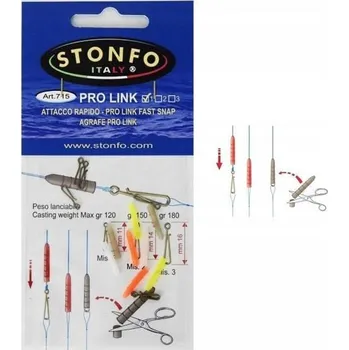 Obratlík s karabinkou Stonfo s ochranou