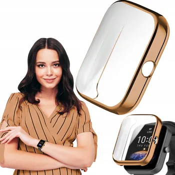 Pouzdro na mobilní telefon POUZDRO 2v1 pro Amazfit BIP 3 Pro pouzdro na hodinky, krytka pouzdra