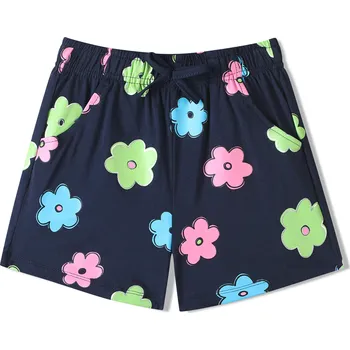 Dívčí kraťasy - KUGO SL3569, tmavě modrá Barva: Modrá tmavě, Velikost: 116