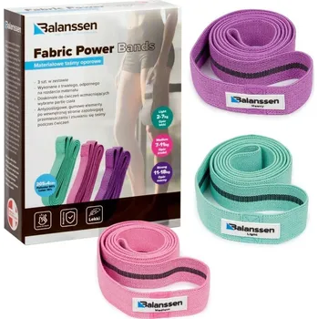 Posilovací gumy Balanssen 2-18 kg, 3 ks