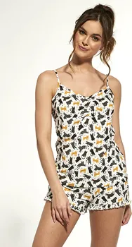 Dámské kalhoty Dámské cornette 593E Cats 4 kolor:ecri, 2XL i510_42545473058