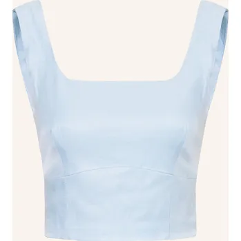 Leger Studio Dámský Cropped Top Majella Se Lnem, tmavě modrá, 42