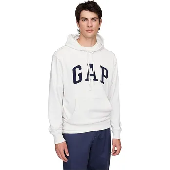 Pánská mikina mikina GAP Logo French Terry - Carls Stone L