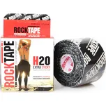 Kineziologický tejp RockTape H2O 5cm x 5m černý se značkou