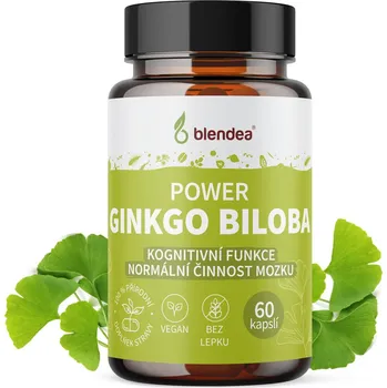Přípravek na podporu paměti a spánku Blendea Ginkgo Biloba 60 cps.