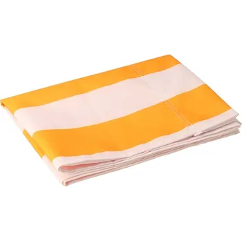 Zahradní lehátko Potah na zahradní lehátko 107 x 42 cm - žluté pruhy
