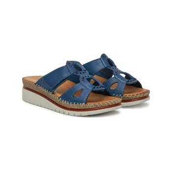 Dámské pantofle Nazouváky Manitu 900157 Modrá 36
