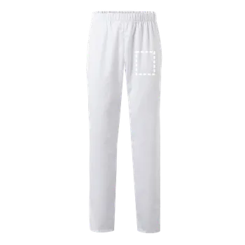 Pánské kalhoty VL TYCHE. Keprové kalhoty (190 g/m²) z bavlny (35 %) a polyesteru (65 %) 1 Right leg, 120 x 150 Transfer, 1 barva