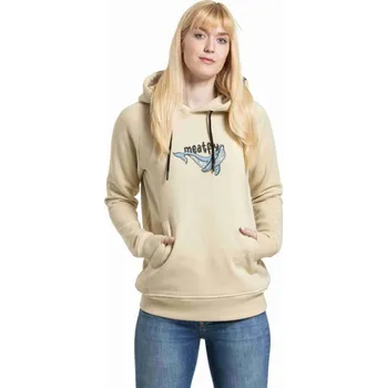Dámská mikina Dámská mikina Meatfly Watani Womens Hoodie 2025 Beige Whale L