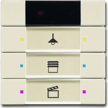 vypínač Prvek ovládací 3-/6násobný s IR rozhraním ABB Future linear, Solo, Solo carat 2CKA006135A0157 slonová kost