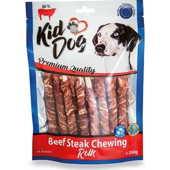 Pamlsek pro psa Kiddog Hovězí steak na buvolí tyčince 250 g