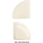 Koncovka bez otvoru pro RA, bílá barva, 1ks *ML-762.024.43.0