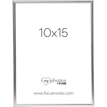 Rám na obraz Focus Can-Can hliníkový rámeček, lesklá stříbrná, 10x15 cm