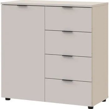 Komoda Komoda s dvířky a 4 zásuvkami Ron 1 80 cm kašmír