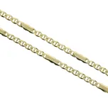 Zlatnictví Helios Zlatý řetízek B50363 Velikost: 42cm, Váha: 3,90g