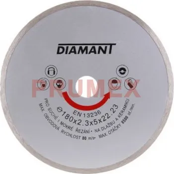 Řezný kotouč Diamantový řezný kotouč 180x2,3x22,2 DIAMANT