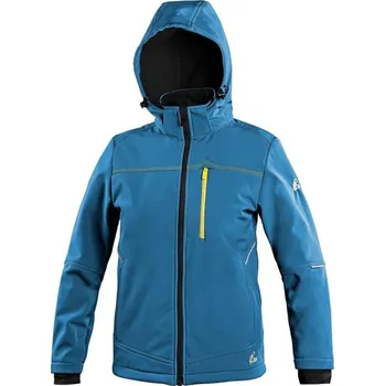 pracovní bunda CXS Bunda STRETCH, dětská, softshell, středně modrá, vel. 140