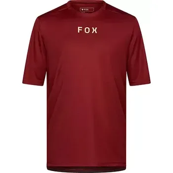 cyklistický dres Fox Racing Pánský dres Fox Ranger Wordmark Jersey Rust Brown 2025 velikost M