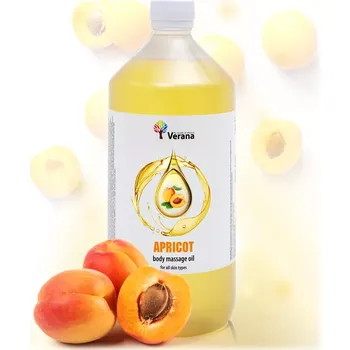 Masážní přípravek VERANA Meruňka rostlinný masážní olej 1000ml