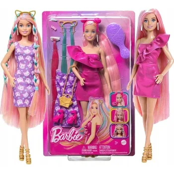 Panenka Panenka Barbie Totally Hair Pink, série 2