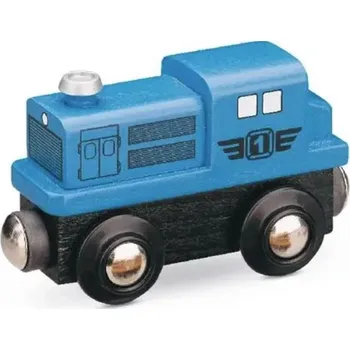 Vláček a vláčkodráha Dieselová lokomotiva - modrá (Maxim 50812 )