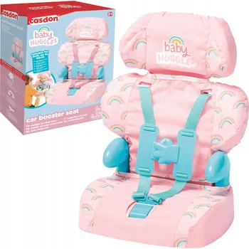 Doplněk pro panenku Autosedačka pro panenky růžová Casdon Baby Huggles do 46 cm